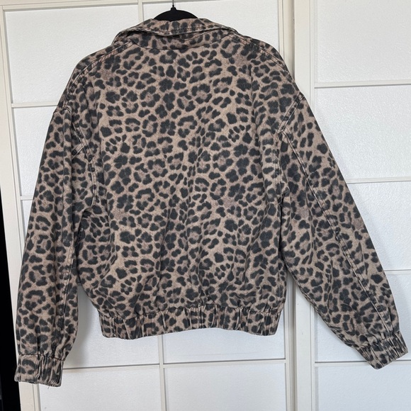 Anthropologie Leopard Print Jacket - Black and Tan - Never wore. - Picture 3 of 3